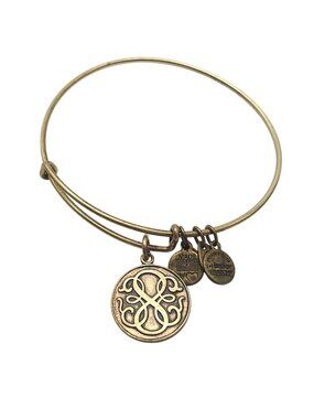 Alex And Ani Gold-Tone Bangle Bracelet Alex And Ani Path Of Life Gold Expandable